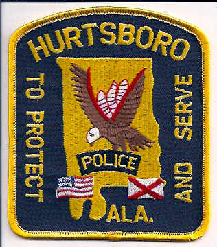 Hurtsboro Police (Alabama)
Thanks to EmblemAndPatchSales.com for this scan.
