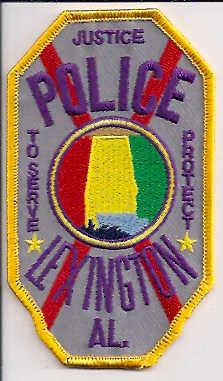 Lexington Police (Alabama)
Thanks to EmblemAndPatchSales.com for this scan.
