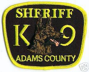 Adams County Sheriff K-9 (Nebraska)
Thanks to apdsgt for this scan.
Keywords: k9