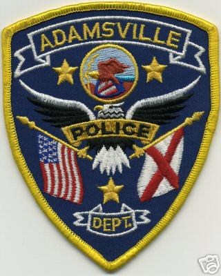 Adamsville Police Dept (Illinois)
Thanks to Jason Bragg for this scan.
Keywords: department