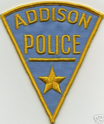 Addison Police (Illinois)
Thanks to Jason Bragg for this scan.
