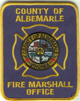 Albemarle Fire Marshall Office
Thanks to Brent Kimberland for this scan.
Keywords: virginia county of