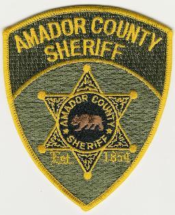 Amador County Sheriff
Thanks to Scott McDairmant for this scan.
Keywords: california