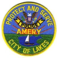 Amery Police (Wisconsin)
Thanks to BensPatchCollection.com for this scan.
