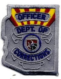 Arizona Department of Corrections Officer
Thanks to BensPatchCollection.com for this scan.
Keywords: police doc dept
