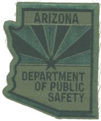 Arizona State Department of Public Safety
Thanks to BensPatchCollection.com for this scan.
Keywords: police dps