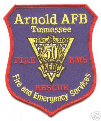 Arnold AFB Fire Rescue EMS 50 Years
Thanks to Jack Bol for this scan.
Keywords: tennessee air force base usaf and emergency services aedc