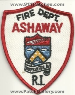 Ashaway Fire Department (Rhode Island)
Thanks to Mark Hetzel Sr. for this scan.
Keywords: dept. r.i. hopkinton