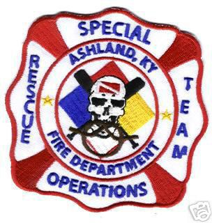 Ashland Fire Special Operations Rescue Team
Thanks to Mark Stampfl for this scan.
Keywords: kentucky