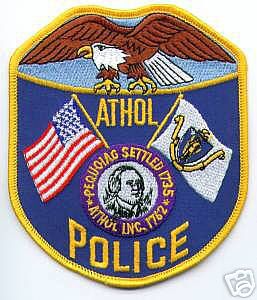 Athol Police (Massachusetts)
Thanks to apdsgt for this scan.
