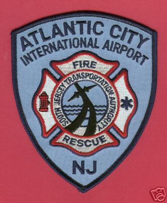 Atlantic City International Airport Fire Rescue
Thanks to PaulsFirePatches.com for this scan.
Keywords: new jersey south transportation authority