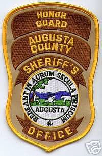Augusta County Sheriff's Office Honor Guard (Virginia)
Thanks to apdsgt for this scan.
Keywords: sheriffs