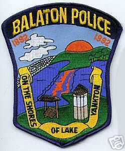 Balaton Police (Minnesota)
Thanks to apdsgt for this scan.
