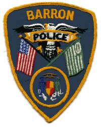 Barron Police (Wisconsin)
Thanks to BensPatchCollection.com for this scan.
