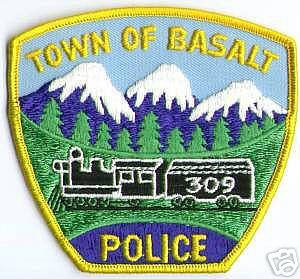 Basalt Police (Colorado)
Thanks to apdsgt for this scan.
Keywords: town of