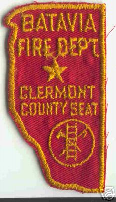Batavia Fire Dept
Thanks to Brent Kimberland for this scan.
Keywords: ohio department clermont county seat