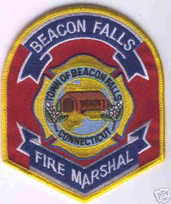 Beacon Falls Fire Marshal
Thanks to Brent Kimberland for this scan.
Keywords: connecticut town of