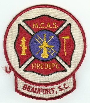 Beaufort MCAS Fire Dept
Thanks to PaulsFirePatches.com for this scan.
Keywords: south carolina department marine corps air station usmc