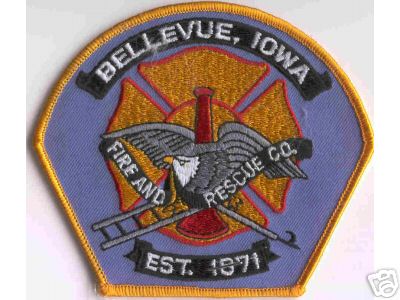 Bellevue Fire and Rescue Co
Thanks to Brent Kimberland for this scan.
Keywords: iowa company