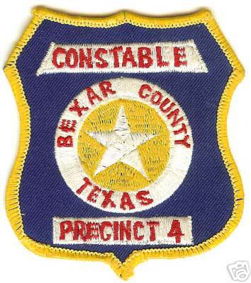 Bexar County Constable Precinct 4
Thanks to Conch Creations for this scan.
Keywords: texas