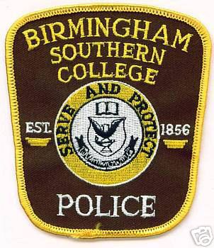 Birmingham Southern College Police (Alabama)
Thanks to apdsgt for this scan.
