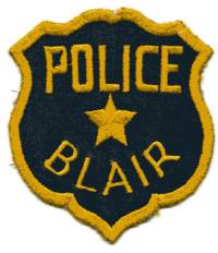 Blair Police (Wisconsin)
Thanks to BensPatchCollection.com for this scan.
