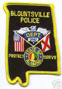Blountsville Police Dept (Alabama)
Thanks to apdsgt for this scan.
Keywords: department