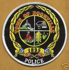 Boonville Police (North Carolina)
Thanks to apdsgt for this scan.
Keywords: town of