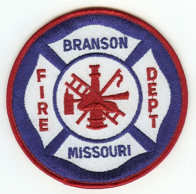 Branson Fire Dept
Thanks to PaulsFirePatches.com for this scan.
Keywords: missouri department