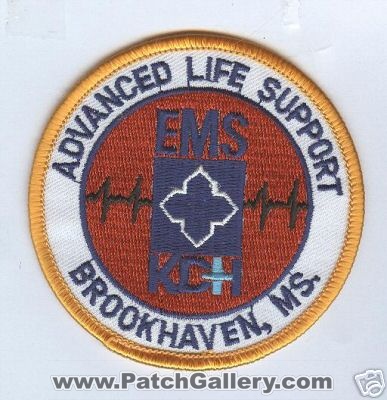 Brookhaven EMS Advanced Life Support (Mississippi)
Thanks to Brent Kimberland for this scan.

