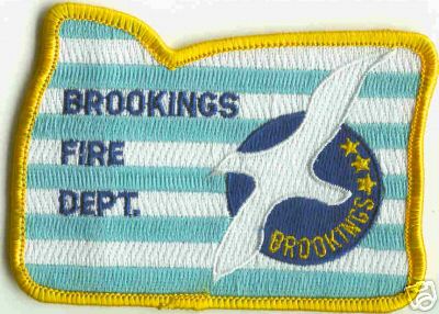Brookings Fire Dept
Thanks to Brent Kimberland for this scan.
Keywords: oregon department