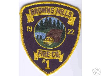 Browns Mills Fire Co #1
Thanks to Brent Kimberland for this scan.
Keywords: north carolina company