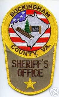 Buckingham County Sheriff's Office
Thanks to apdsgt for this scan.
Keywords: virginia sheriffs