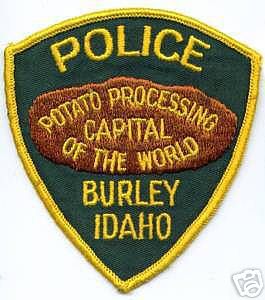 Burley Police (Idaho)
Thanks to apdsgt for this scan.
