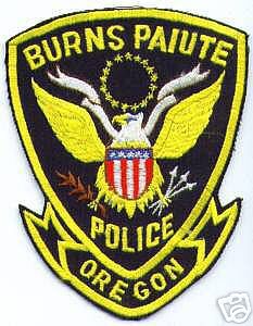 Burns Paiute Police
Thanks to apdsgt for this scan.
Keywords: oregon
