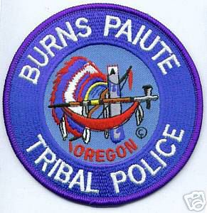Burns Paiute Tribal Police
Thanks to apdsgt for this scan.
Keywords: oregon