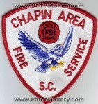 Chapin Area Fire Service Department (South Carolina)
Thanks to Dave Slade for this scan.
Keywords: s.c. dept.
