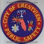 Crestview Public Safety Department (Florida)
Thanks to Dave Slade for this scan.
Keywords: city of dps deptl. fire ems police sheriff