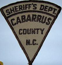 Cabarrus County Sheriff's Dept
Thanks to Chris Rhew for this picture.
Keywords: north carolina sheriffs department