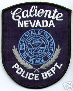 Caliente Police Dept (Nevada)
Thanks to apdsgt for this scan.d
Keywords: department