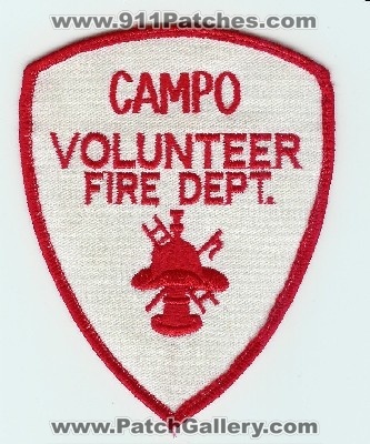 Campo Volunteer Fire Department (Colorado)
Thanks to Jack Bol for this scan.
Keywords: dept.