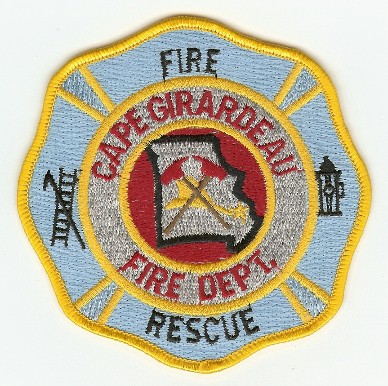 Cape Girardeau Fire Rescue
Thanks to PaulsFirePatches.com for this scan.
Keywords: missouri department dept