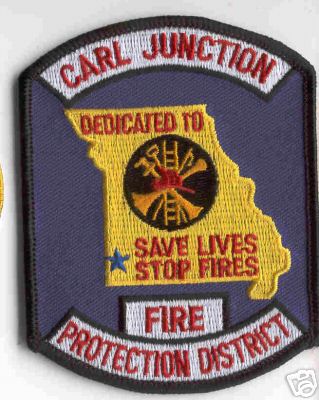 Carl Junction Fire Protection District
Thanks to Brent Kimberland for this scan.
Keywords: missouri