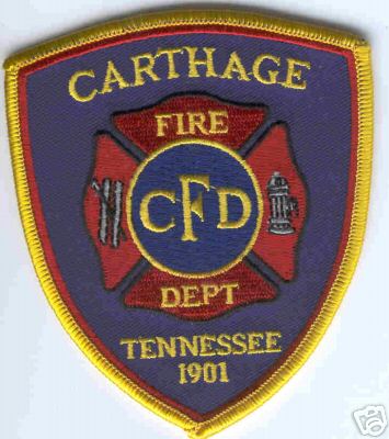 Carthage Fire Department (Tennessee)
Thanks to Brent Kimberland for this scan.
Keywords: dept cfd
