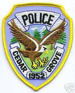 Cedar Grove Police Department (UNKNOWN STATE)
Thanks to apdsgt for this scan.
Keywords: dept.