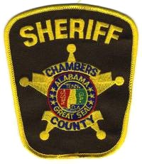Chambers County Sheriff (Alabama)
Thanks to BensPatchCollection.com for this scan.
