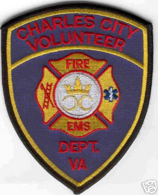 Charles City Volunteer Fire Dept
Thanks to Brent Kimberland for this scan.
Keywords: virginia department