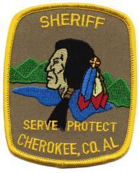 Cherokee County Sheriff (Alabama)
Thanks to BensPatchCollection.com for this scan.
