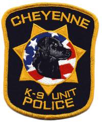 Cheyenne Police K-9 Unit (Wyoming)
Thanks to BensPatchCollection.com for this scan.
Keywords: k9