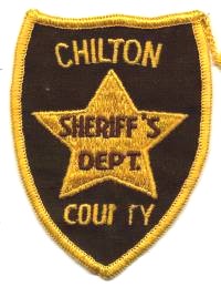 Chilton County Sheriff's Dept (Alabama)
Thanks to BensPatchCollection.com for this scan.
Keywords: sheriffs department